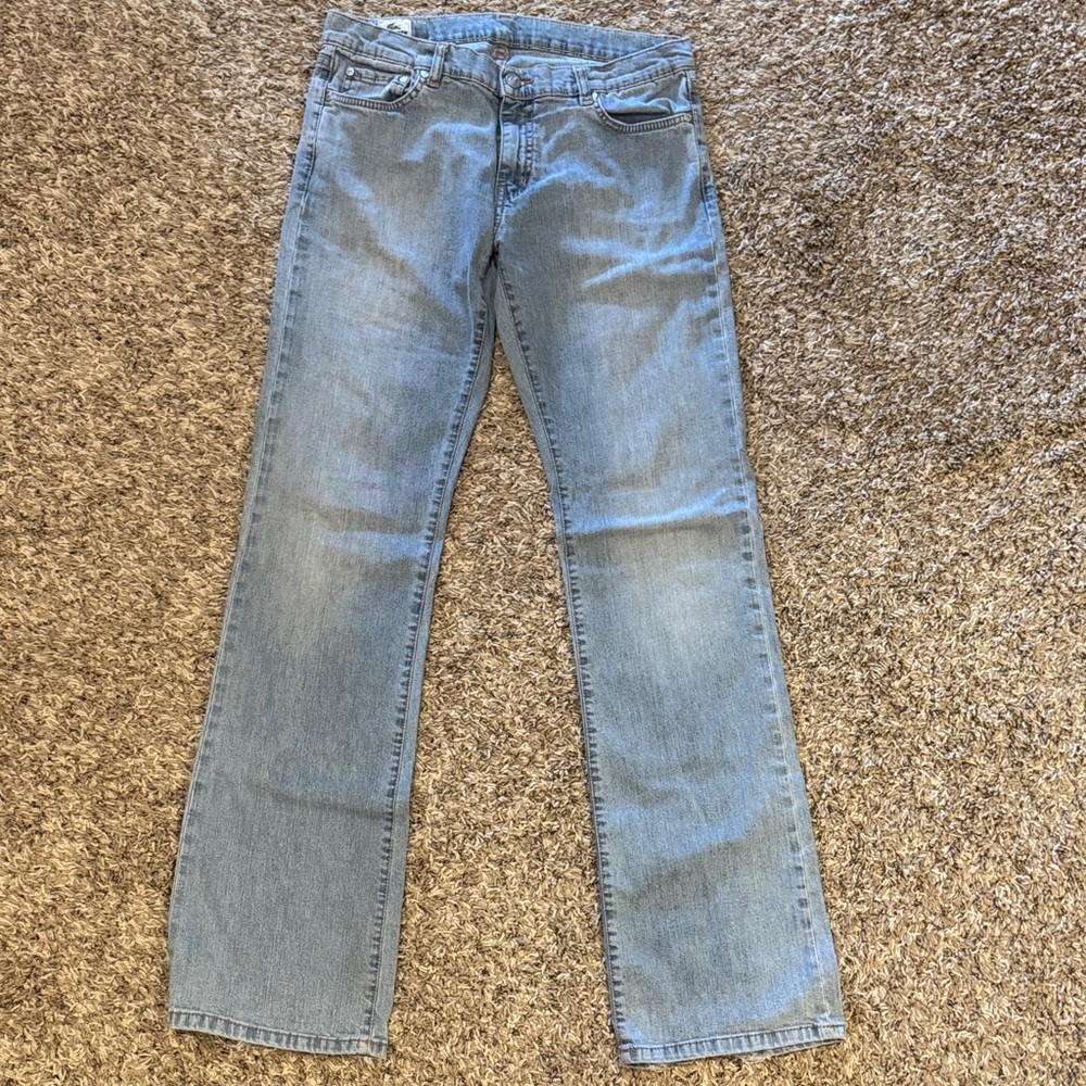 Lacoste Light Blue Flare Jeans